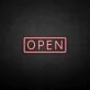 'OPEN' neon sign