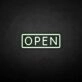 'OPEN' neon sign