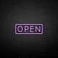 'OPEN' neon sign