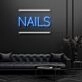 Nails Neon Sign for Beauty and Nail Salons
