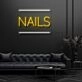 Nails Neon Sign for Beauty and Nail Salons