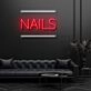 Nails Neon Sign for Beauty and Nail Salons