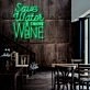 Save Water Drink Wine Neon Sign for Fun and Social Spaces