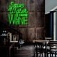 Save Water Drink Wine Neon Sign for Fun and Social Spaces