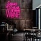 Save Water Drink Wine Neon Sign for Fun and Social Spaces