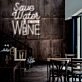 Save Water Drink Wine Neon Sign for Fun and Social Spaces