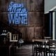 Save Water Drink Wine Neon Sign for Fun and Social Spaces