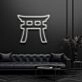 Shinto Torii Gate Symbol Neon Sign for Cultural and Spiritual Spaces