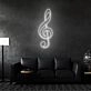 Treble Clef Neon Sign for Music Lovers
