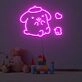 Pom Pom Purin Neon Sign for Fun and Playful Spaces