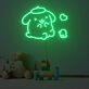 Pom Pom Purin Neon Sign for Fun and Playful Spaces