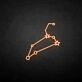 'Leo' neon sign
