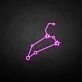 'Leo' neon sign