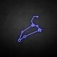 'Leo' neon sign