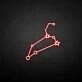 'Leo' neon sign