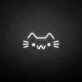 'Cat' neon sign