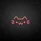 'Cat' neon sign