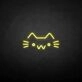 'Cat' neon sign