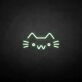 'Cat' neon sign