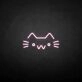 'Cat' neon sign