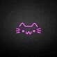 'Cat' neon sign