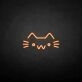 'Cat' neon sign