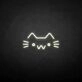 'Cat' neon sign