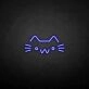 'Cat' neon sign