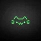 'Cat' neon sign
