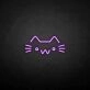 'Cat' neon sign