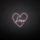 'Love' neon sign