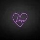 'Love' neon sign