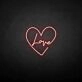 'Love' neon sign