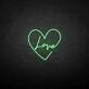 'Love' neon sign