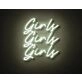 Girls Girls Girls Neon Sign LED for Fun and Playful Spaces