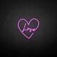 'Love' neon sign