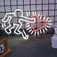 Radiant Glow Heart By Keith Haring Neon Sign for Artistic and Bold Spaces