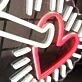Radiant Glow Heart By Keith Haring Neon Sign for Artistic and Bold Spaces