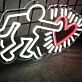 Radiant Glow Heart By Keith Haring Neon Sign for Artistic and Bold Spaces