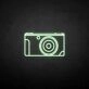 'CAMERA' neon sign