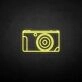 'CAMERA' neon sign