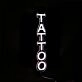 Vertical Tattoo Neon Sign LED Light for Tattoo Studios