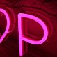 Heart Open Neon Sign for Romantic and Loving Spaces