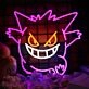 Anime Gengar Neon Sign for Anime Fans