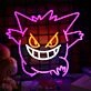 Anime Gengar Neon Sign for Anime Fans
