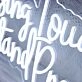 Sing Loud Stand Proud Neon Sign for Music Lovers and Positive Spaces