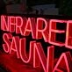 Infrared Sauna Neon Sign for Wellness and Relaxation Spaces