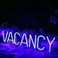 VACANCY Neon Sign for Hotels and Hospitality Spaces
