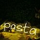 Pasta Neon LED Sign for Italian Restaurants and Cafes