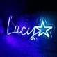 Lucy Neon Sign for Personalized and Whimsical Decor